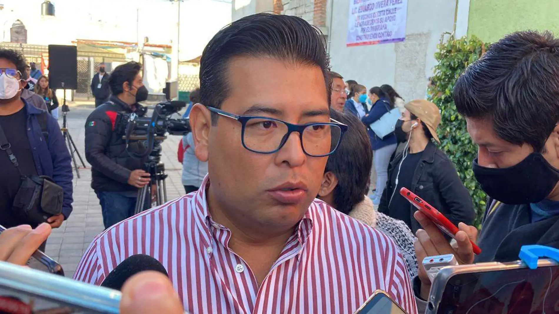 “No sé qué va a informar, para Puebla no ha hecho nada”, fue el mensaje que envió el presidente del Comité Directivo Estatal del PRI en Puebla